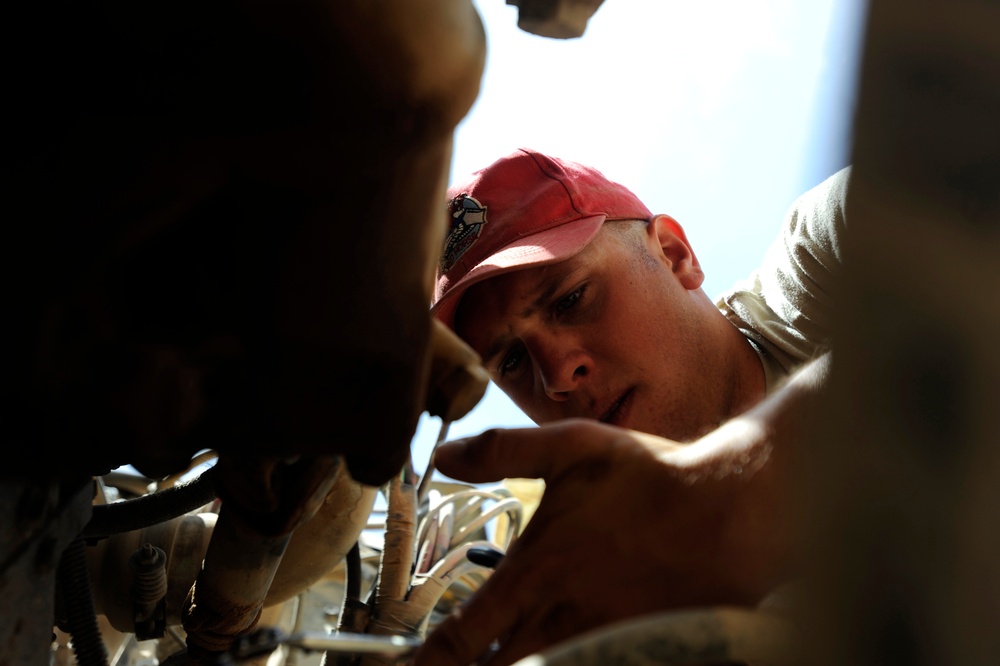 RED HORSE Airmen build facilities for warfighters