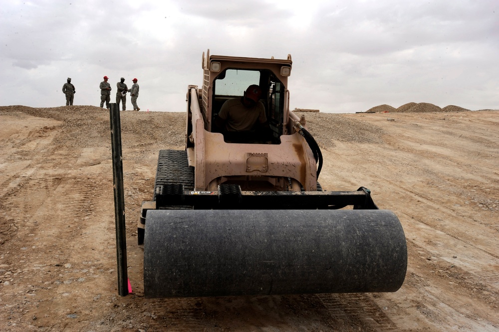 RED HORSE Airmen build facilities for warfighters