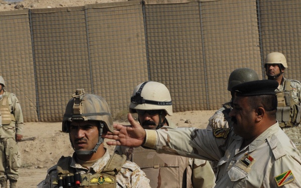 Iraqi army leads live-fire range