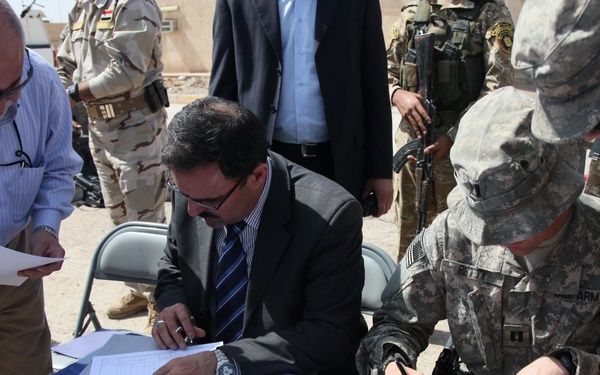 JCC Abu Ghraib Transfer Ceremony