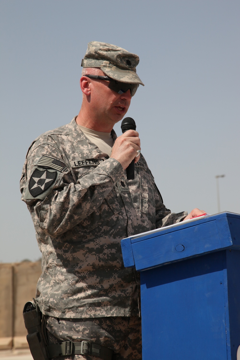 JCC Abu Ghraib Transfer Ceremony