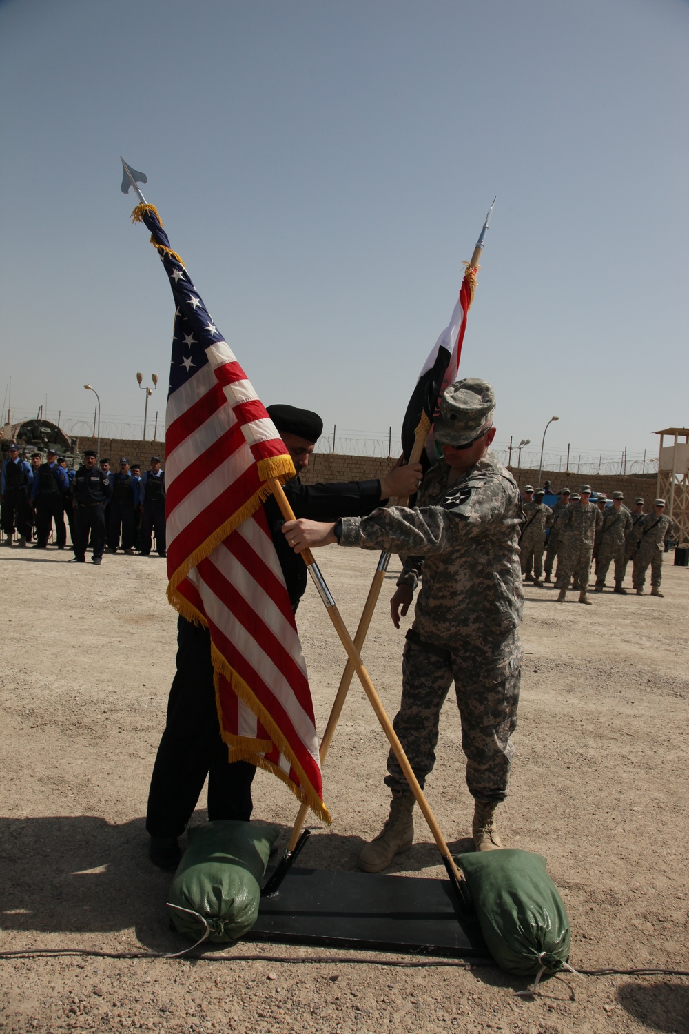 JCC Abu Ghraib Transfer Ceremony