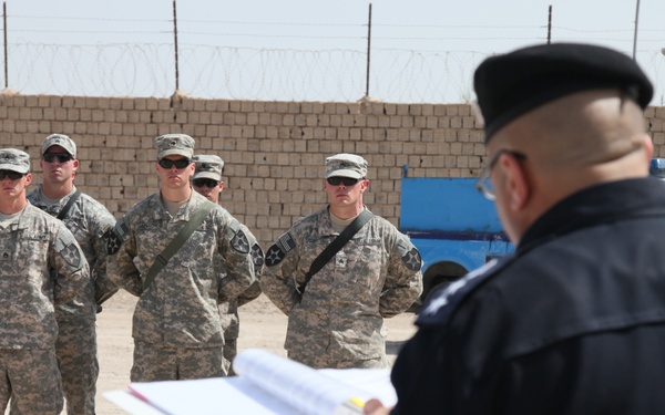 JCC Abu Ghraib Transfer Ceremony