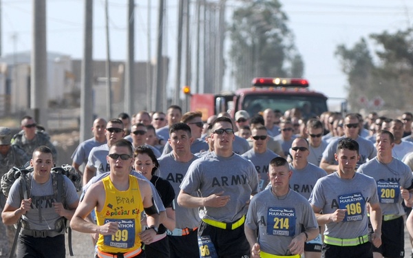 Tennessee Guardsmen Run the Country Music Marathon in Iraq