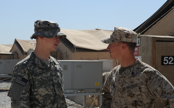 Chance meeting in Kuwait