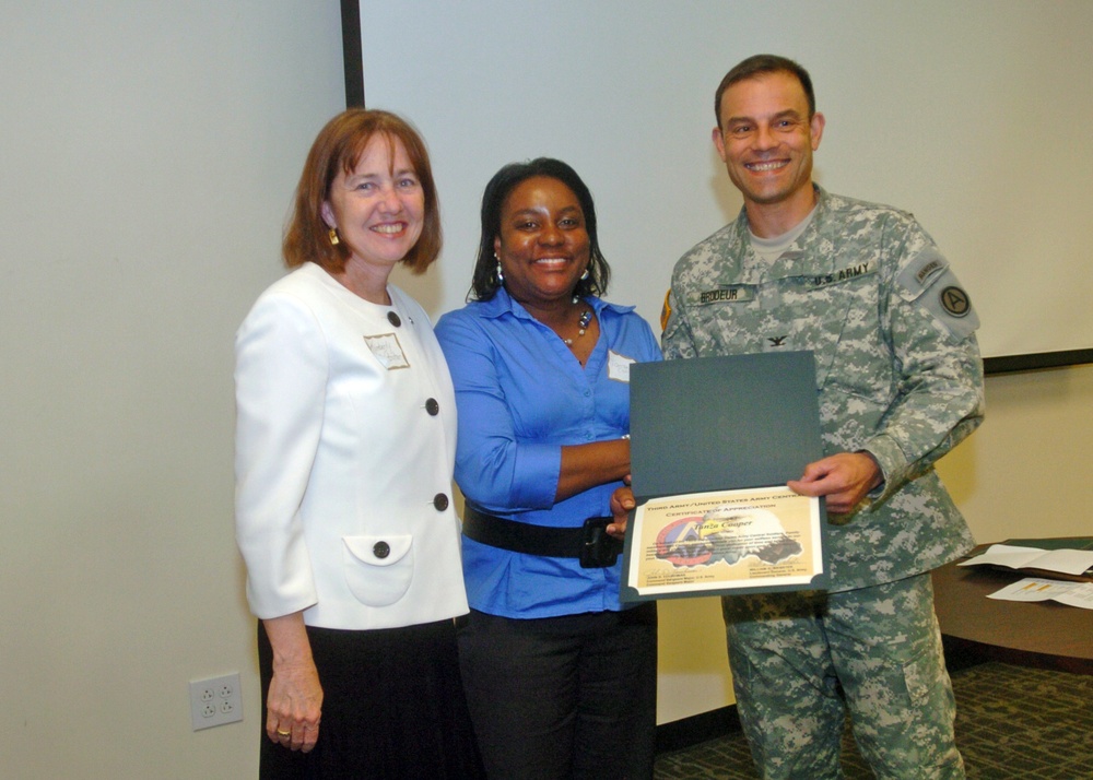 Third Army volunteers recognized for selfless service