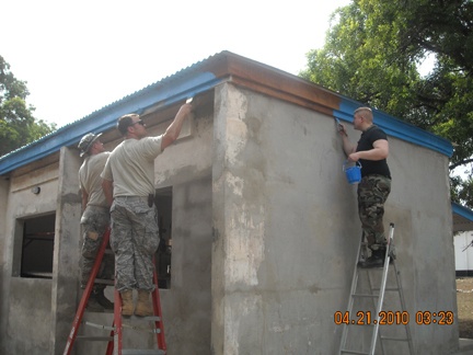 Airmen Nearly Done with First of Two Humanitarian Projects in Africa