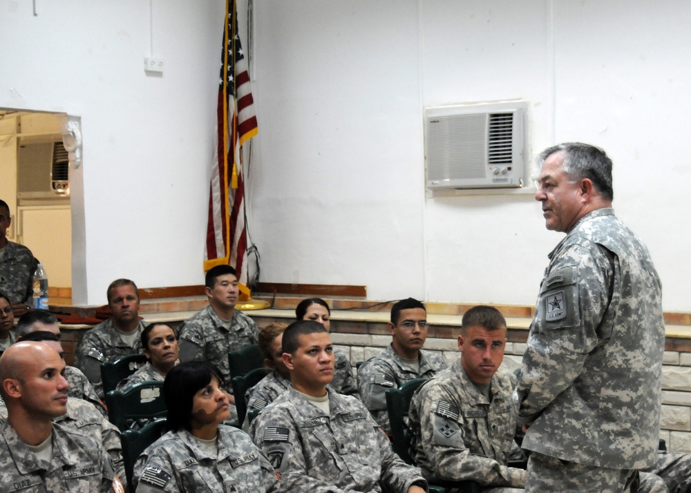 Inspector General of the Army Visits Task Force Sinai Soldiers