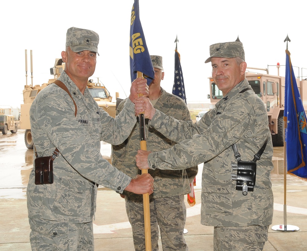 506 AEG Members Welcome New Base Commander