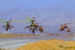 Afghan Air Corps Shows Off for Mujahedeen Victory Day