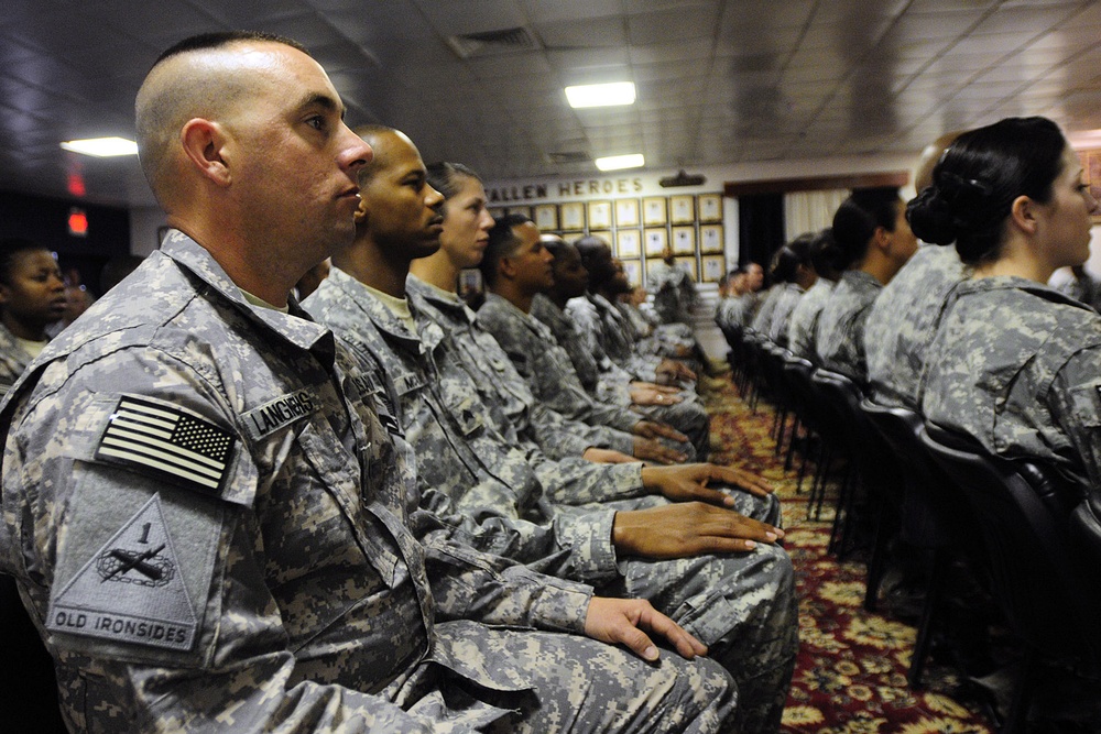 NCO Corps welcomes 32 Brigade Support Battalion Soldiers to its' ranks