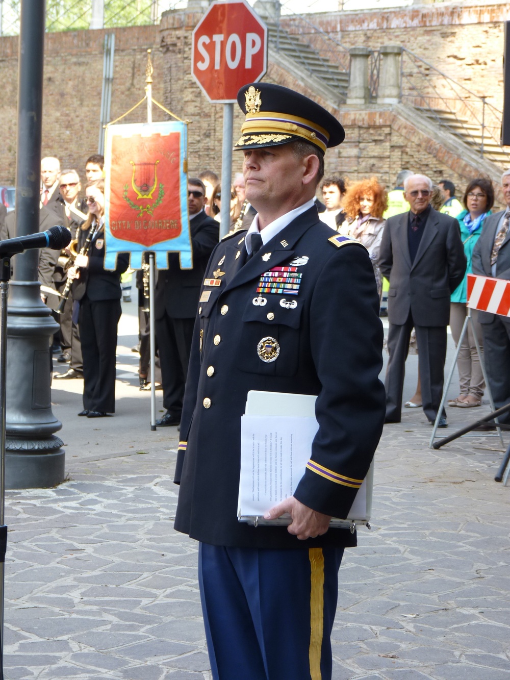 7th CSC Soldiers Take Part in Italian Liberation Ceremony