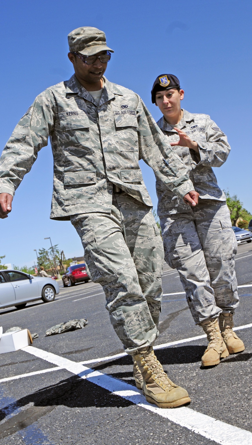 Altus AFB use beer goggles for Alcohol Awareness Month