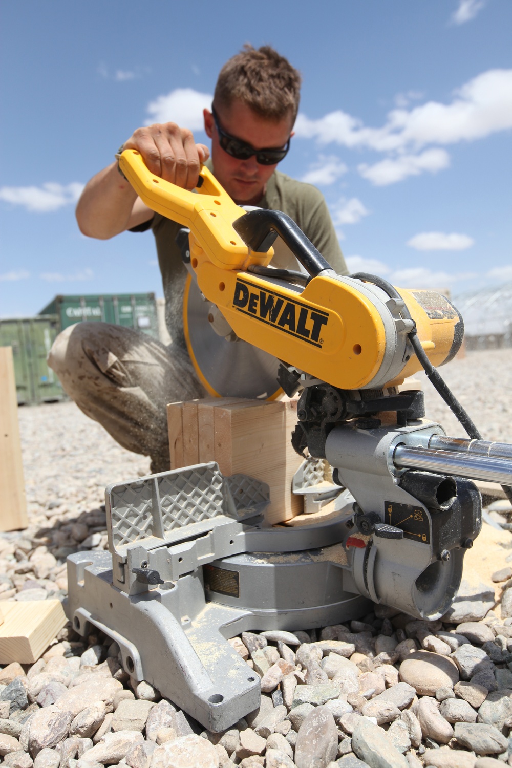 Building on success: Marine engineers construct SWA huts, patrol bases