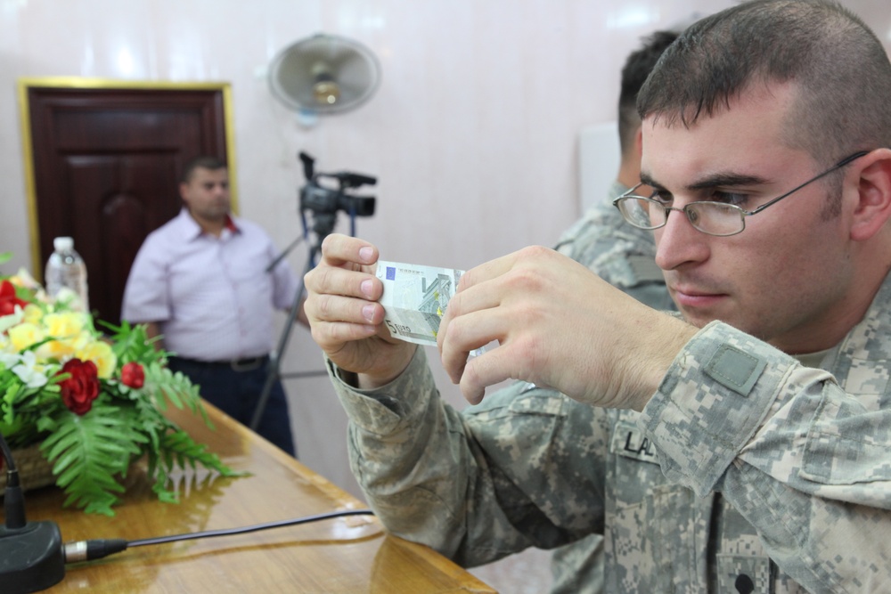 Class on Counterfeit Money