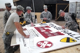 "Hodge Hall" closes its doors: 16th Engineer Brigade to present memorial sign to parents of fallen Soldier