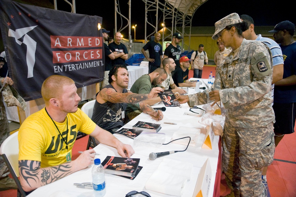 UFC Fighters at Camp Lemonnier