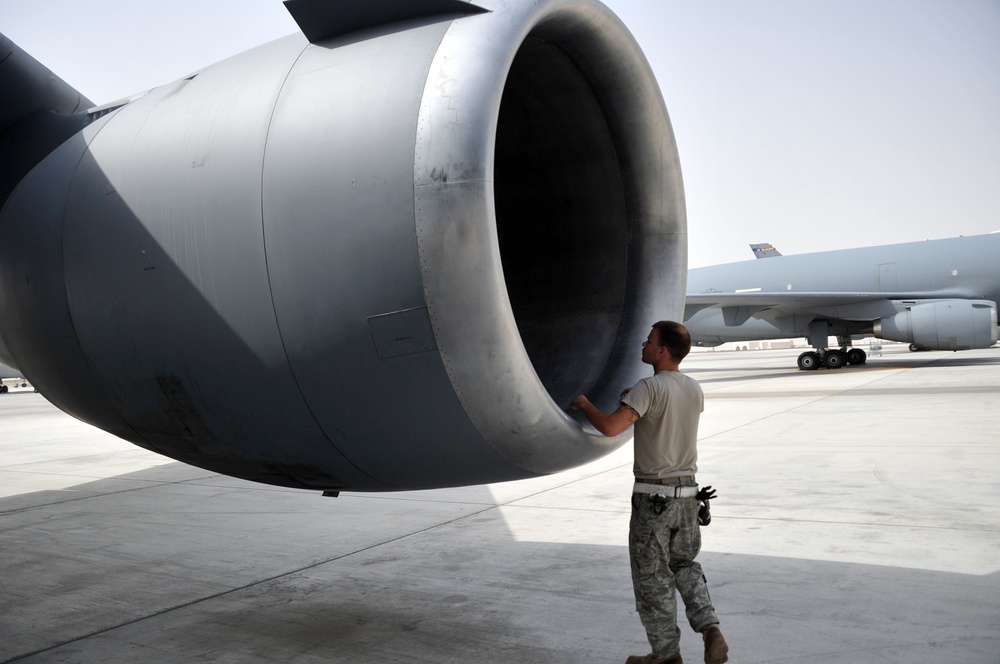 Travis Airman, Yorktown Native, Cares for Air Force's Largest Air Refueler at Southwest Asia Base