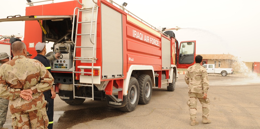 Kirkuk Airmen Facilitate Relationship Building Between Iraqi Firefighters
