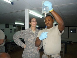 Registered nurse preps Soldiers to save lives