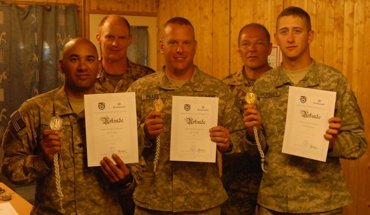 Indiana Soldiers Earn German Army Proficiency Badge