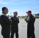 Gen. Gene Renuart the Commander of the North American Command Headquartered at Peterson Air Force Base, CO, Discusses the MAFFS Training Exercise With Col. Tony McMillan, Commander of the 145AW, North Carolina Air National Guard and Col. James Lott the Vi