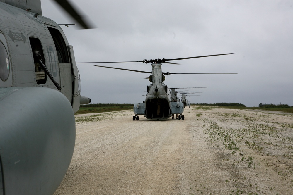 MAG-36 Units on Okinawa Flock to Skies