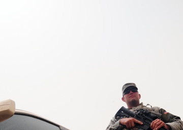 387th Expeditionary Security Forces Squadron Secures APOD