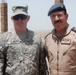Iraqi and U.S. Generals hold radar groundbreaking