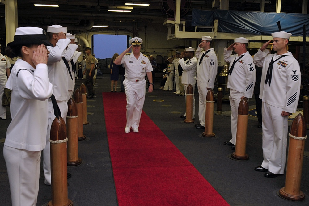 Naval Reserve Officers Training Corps commissioning ceremony