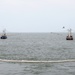 Shrimp Boats Undergo Burn Training in Gulf of Mexico