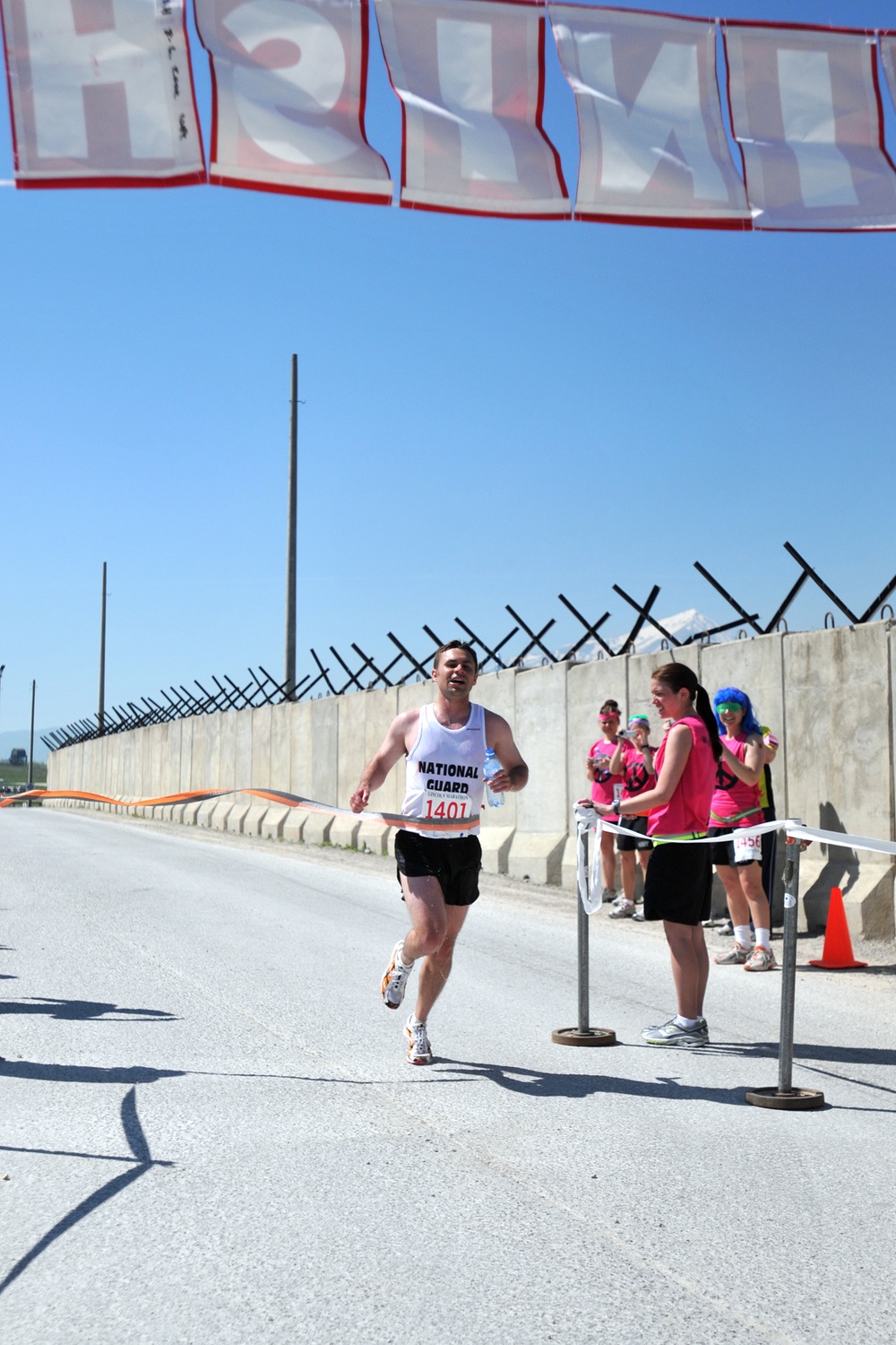 KFOR Soldiers at Camp Bondsteel get a leg up on National Guard Marathon