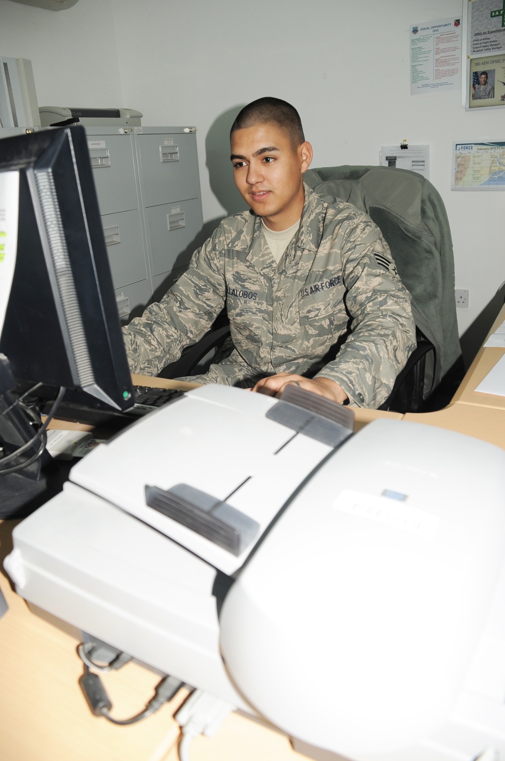 Travis Senior Airman, Detroit Native, Supports Personnel Ops in Southwest Asia