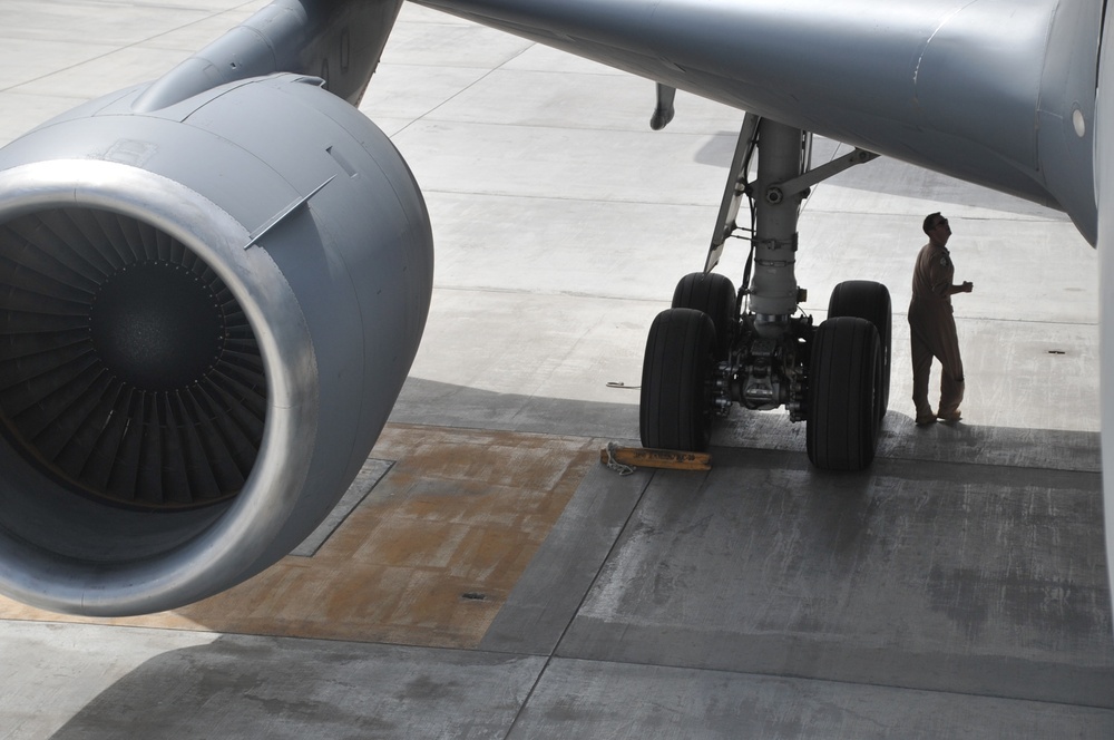 Joint Base MDL Captain, Annapolis Native, Pilots KC-10s on Deployed Combat Air Refueling Missions in U.S. Central Command Area of Responsibility