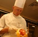 After Marine leaves work, the apron stays on