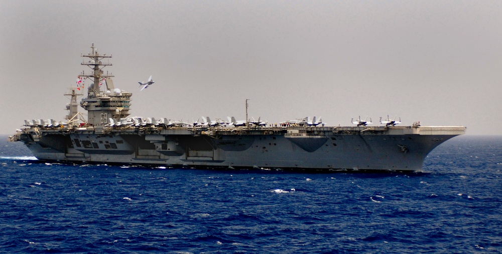 USS Dwight D. Eisenhower action