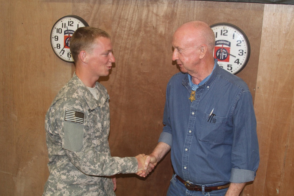 Medal of Honor recipients visit troops