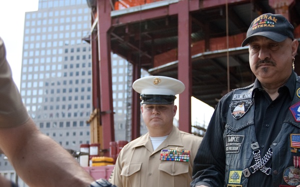 WTC Flag Raising for Warrior Games