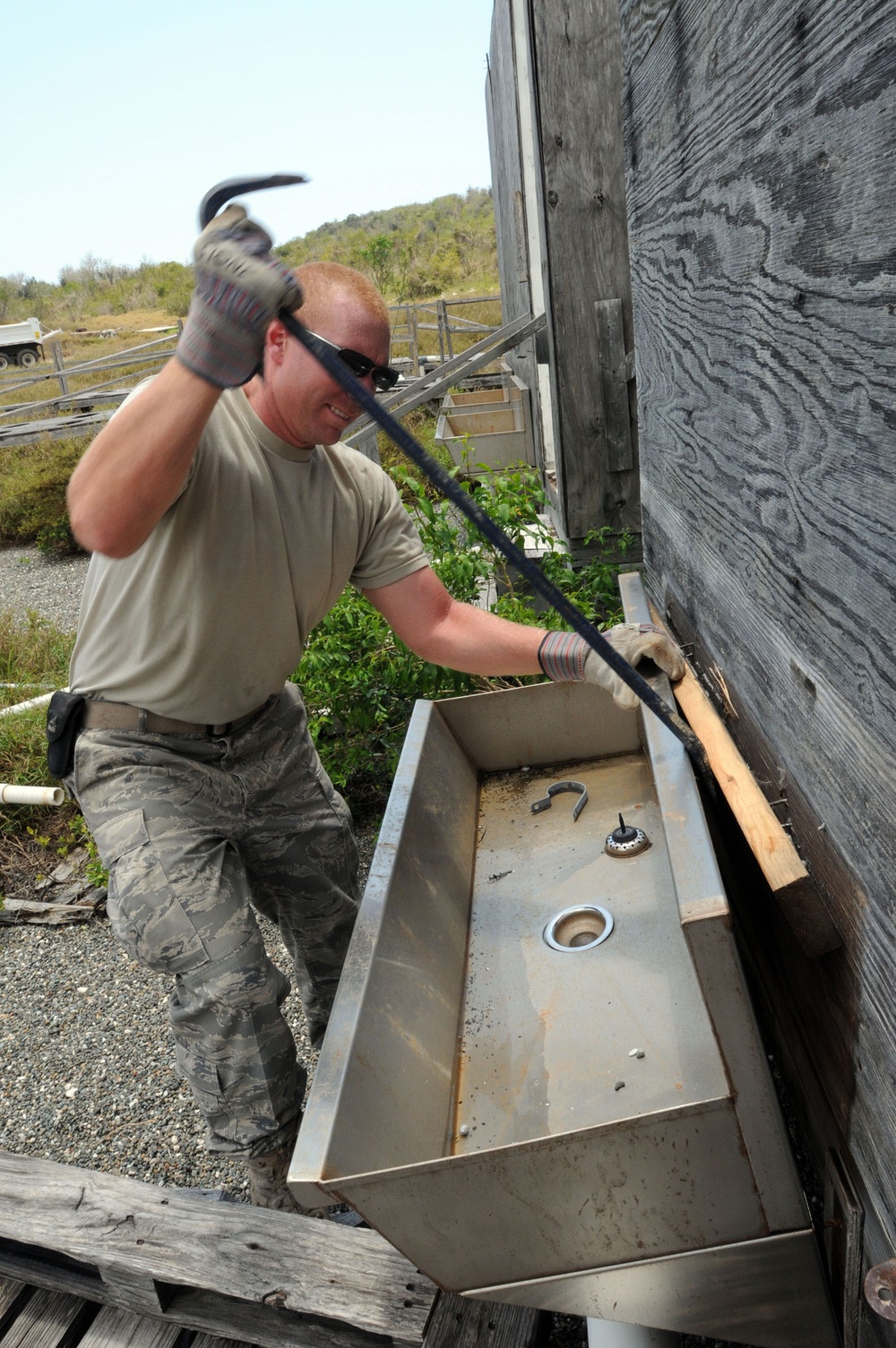 BEEF Shower Demolition