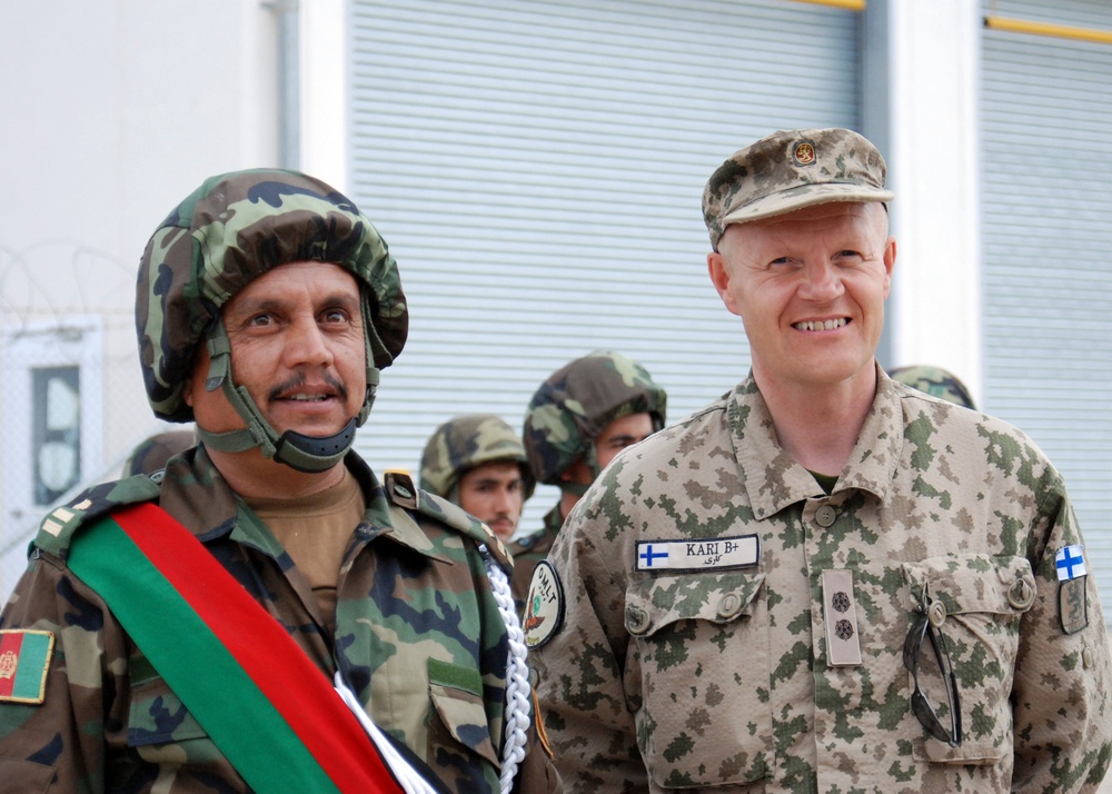 Finnish Media Visits 209th Corps