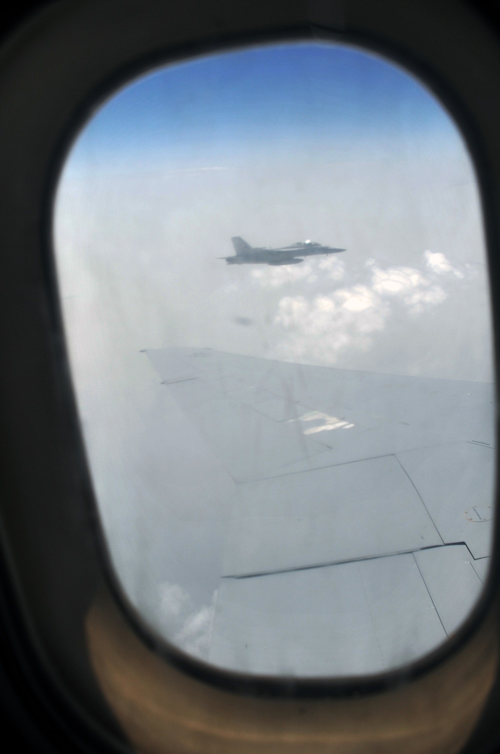 Navy F-18s Refueled by KC-10