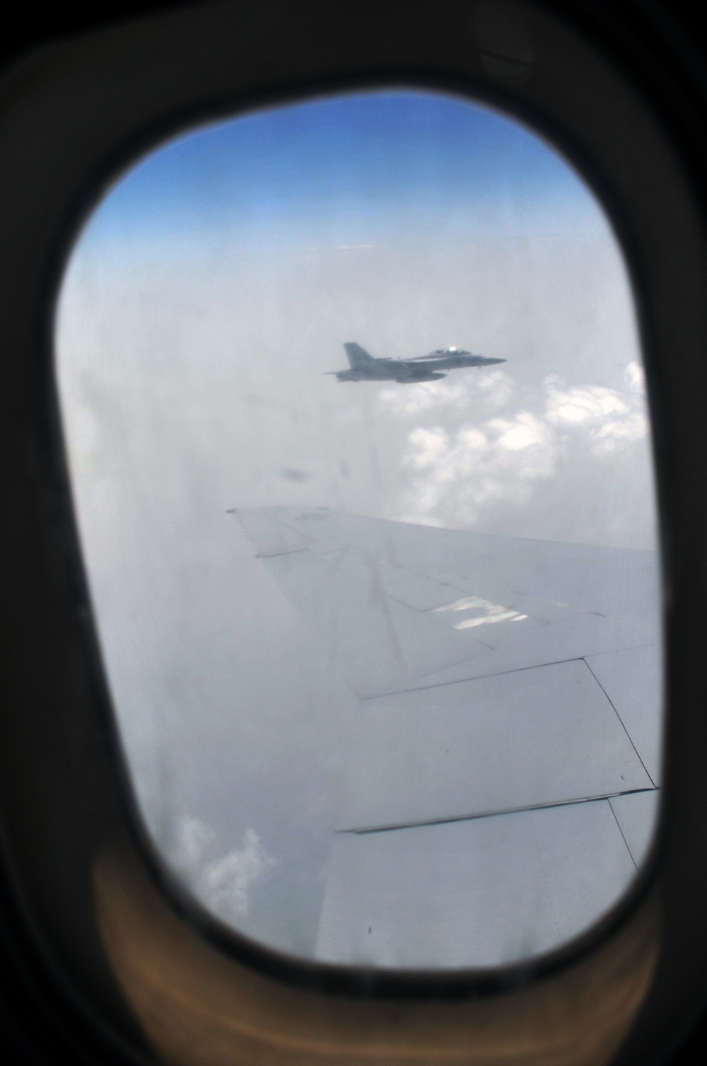 Navy F-18s Refueled by KC-10