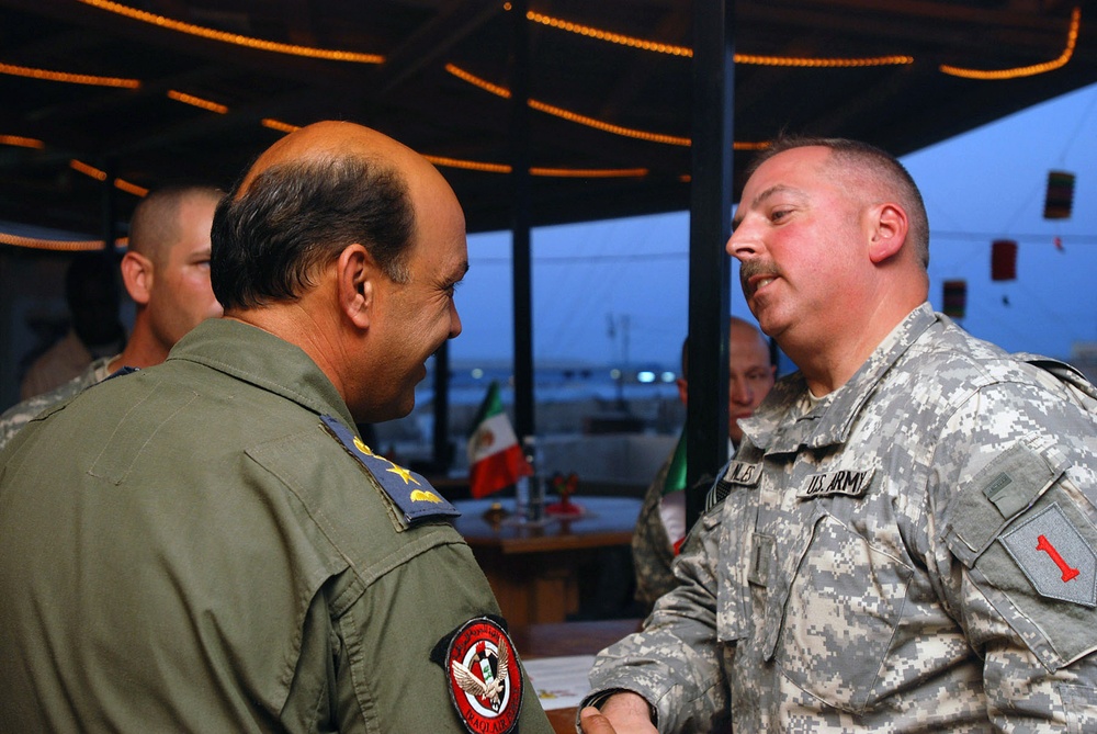 Crossing cultures: CAB celebrates Mexican holiday with Iraqi Air Force