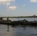Louisiana National Guard Constructs Float Bridge