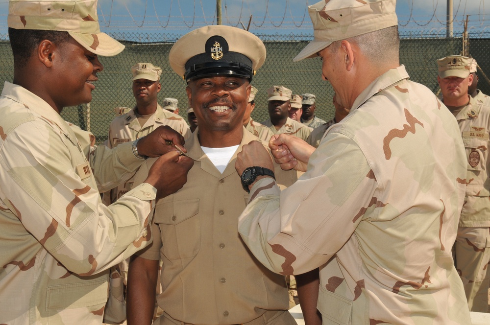 Master Chief Frocking and Re-enlistment