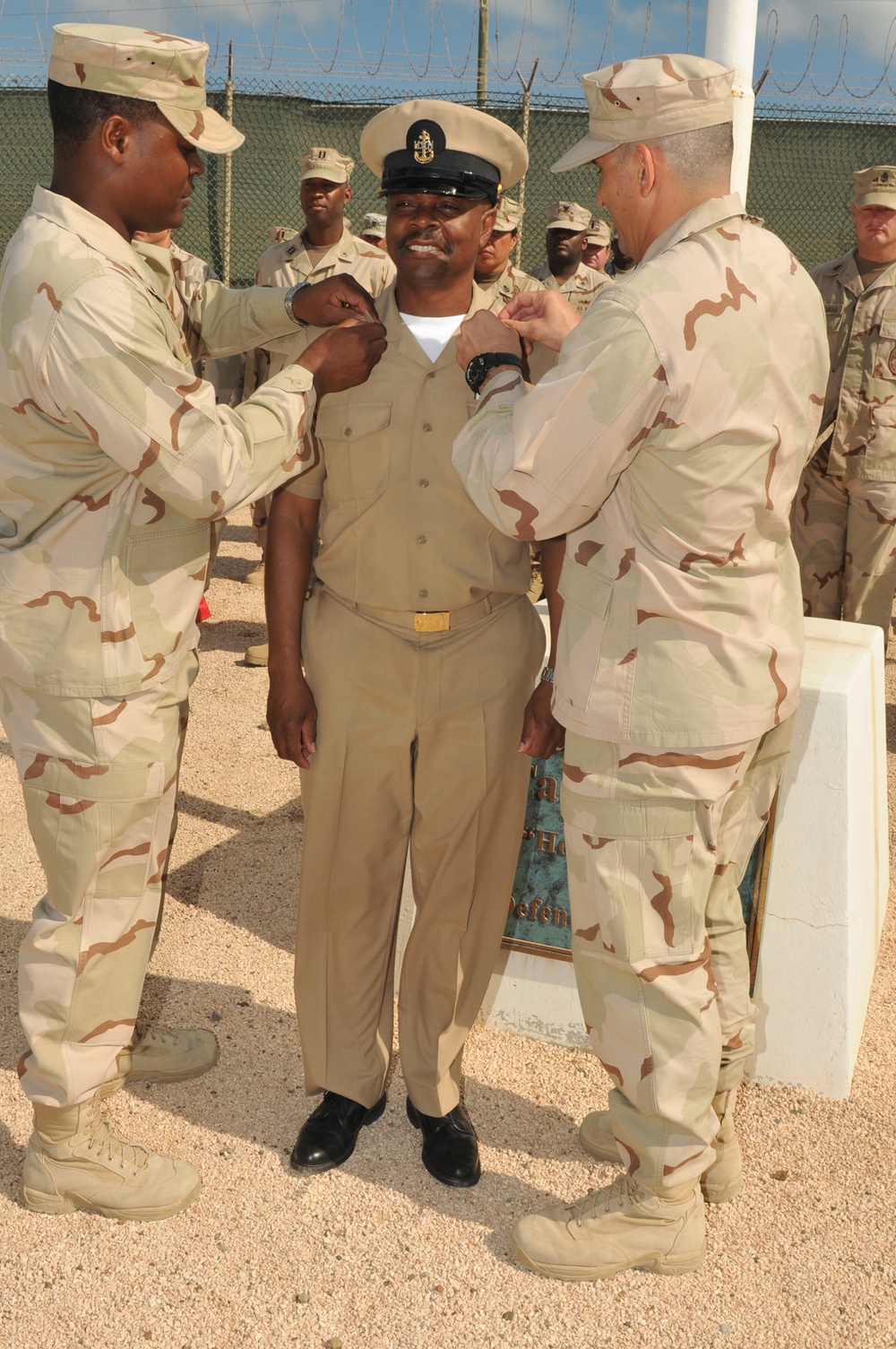 Master Chief Frocking and Re-enlistment