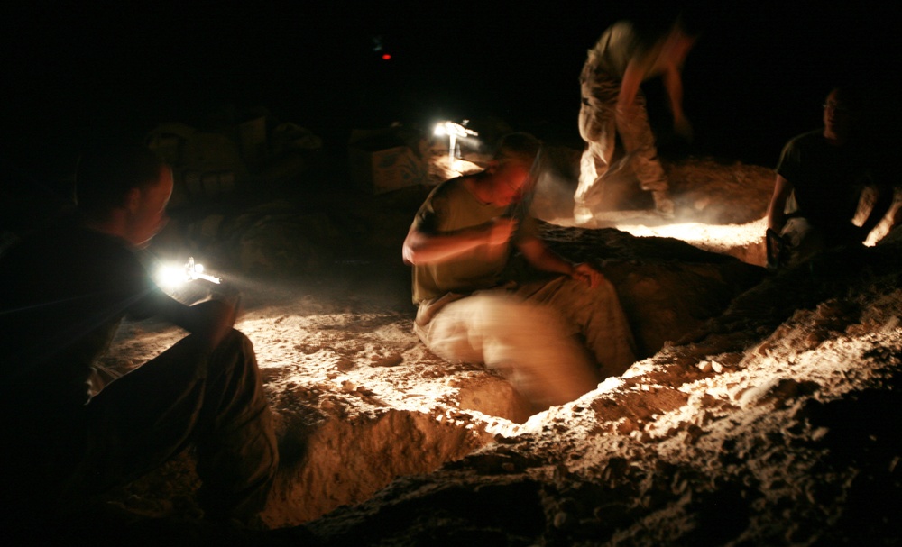 Marines aim high, dig deep with ambitious shelter project