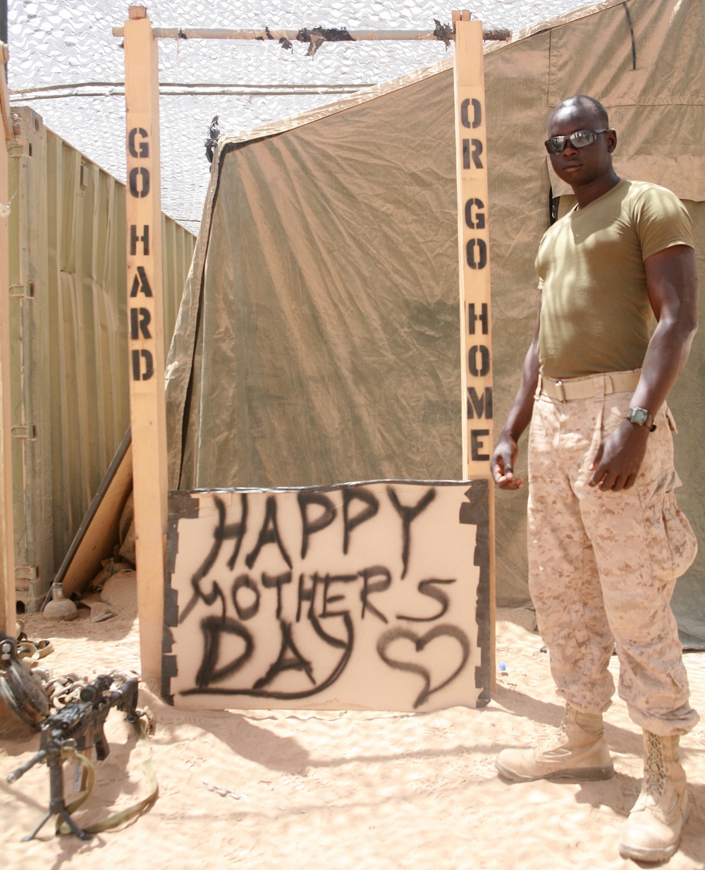 Happy's Mother's Day for Marines in Marjah