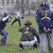 USS Kauffman Sailors Compete in Baseball During Europe Day