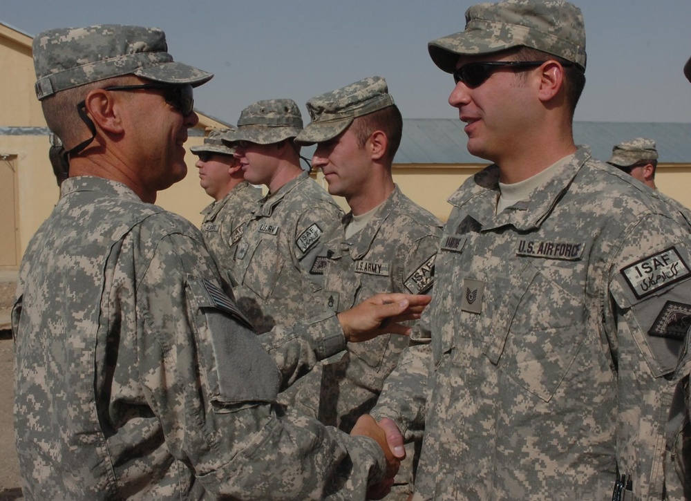 Agriculture team marks milestone, earns combat patch for Afghanistan service
